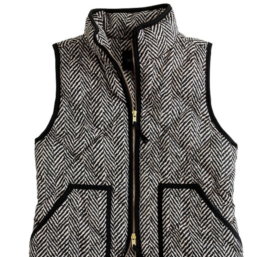 jcrew: herringbone vest